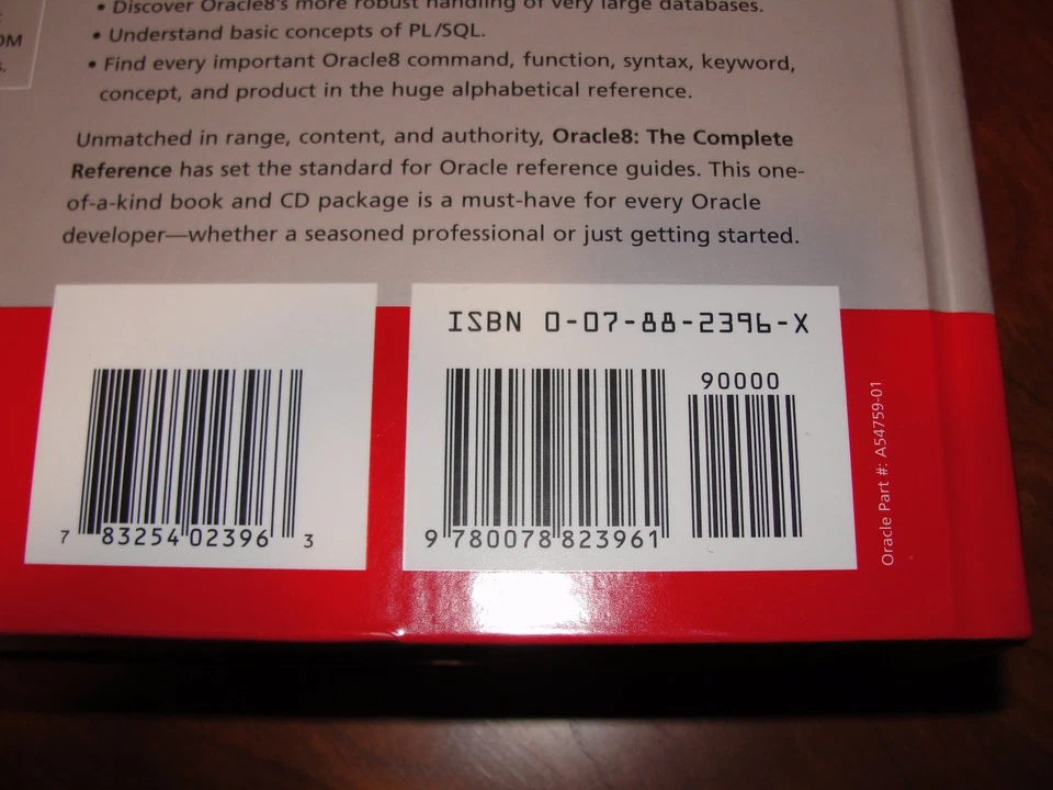 Oracle 8 The Complete Reference - Image 3 of 4