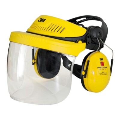3M Schutzhelm Gesichtsschutz G500 Multisystem Gehörschutz gelb 5F-11 H510P3E