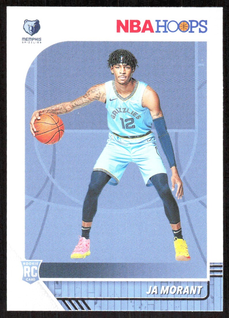 2019-20 1562E NBA Hoops Ja Morant Rookie Memphis Grizzlies #259