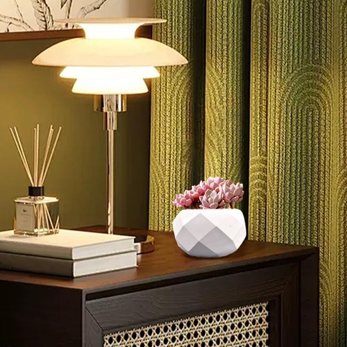 1Pcs Flower Pot Silicone Mold,Concrete Succulent Planter Vase Cactus Mold - Picture 9 of 17