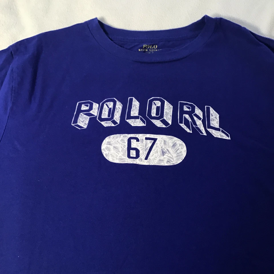 Polo Ralph Lauren Camiseta Cuello Redondo Poni Talla XL (18-20) Azul Juvenil POLO RL 67 Foto 2 de 4
