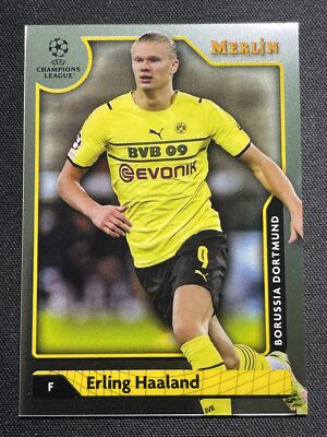 2022 Topps Merlin Erling Haaland #150 Borussia Dortmund UEFA Champions League