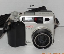 Olympus Camedia C-2000 Z 2.1MP Digital Camera - Silver Tested Works