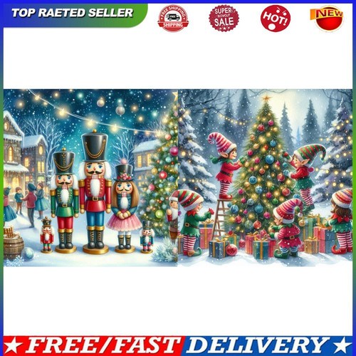 Paint By Numbers Kit On Canvas DIY Oil Art Xmas Picture Home Wall Decor40x40cm eBay