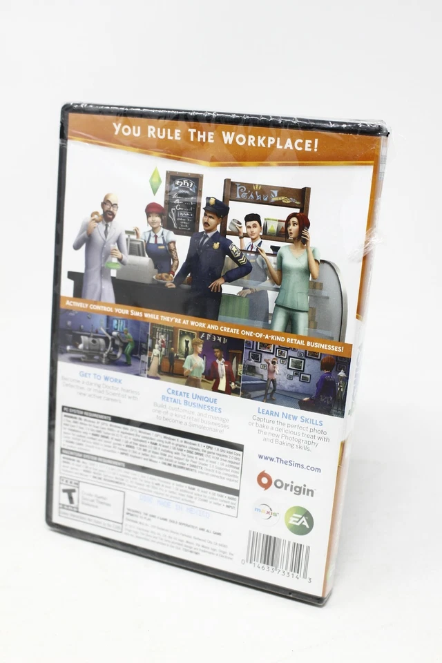 Sims 4 Get to Work Expansion Pack - PC Life Simulator - New Sealed - Image 2 of 4