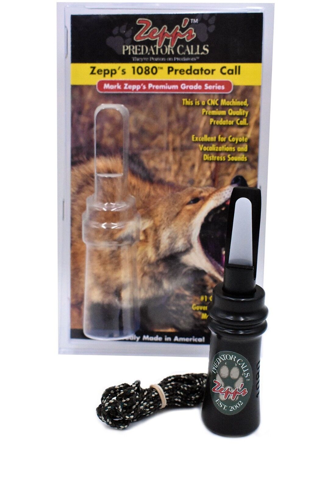 Zepp's Predator Calls and Squallers for Coyotes, Fox, Big Cats, Lions and More