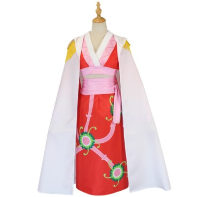 Cosplay One Piece Boa Hancock Kostüm Cape Halloween Karneval Anzüge Fancy Kleid