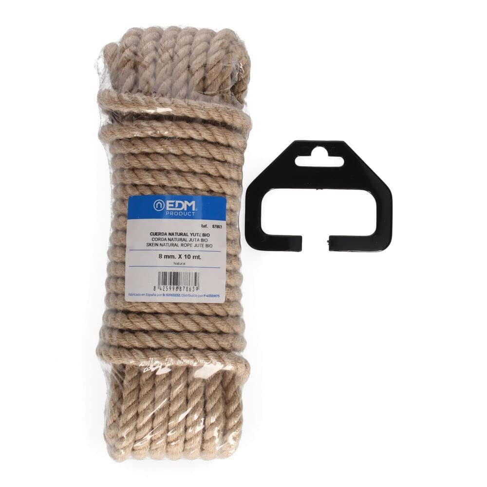 Braided Rope Edm 10 M Jute NUOVO