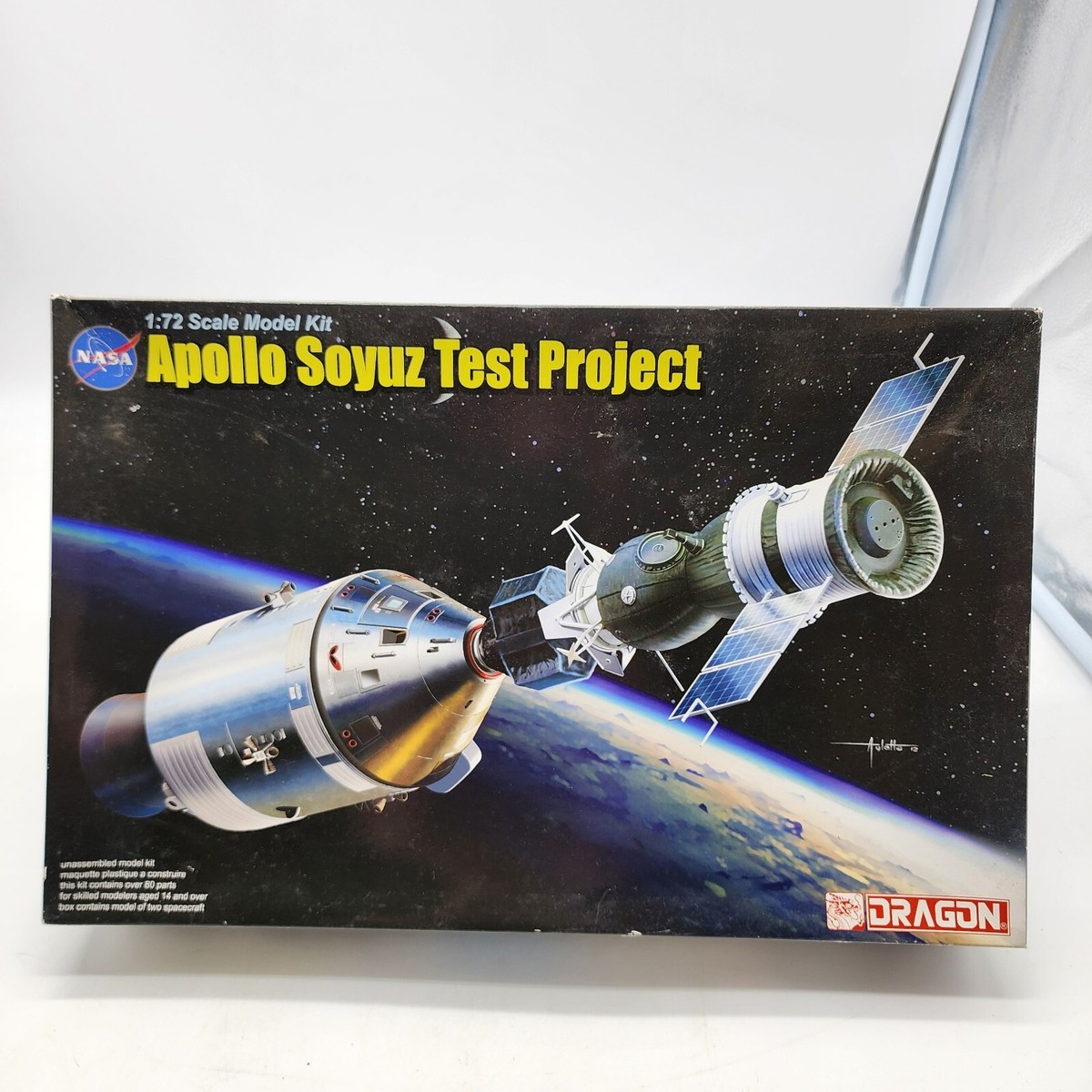 Dragon 1:72 Apollo Soyuz 19 Test Project Model Kit Open Box New