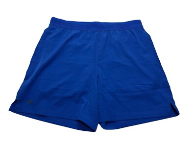 NWT Men's Fabletics The Fundamental Short 5'' Lined Size Medium Blue SO2251181