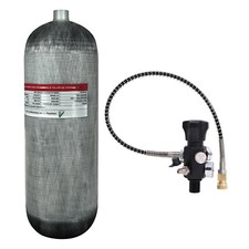 TUXING 300Bar Pcp Luft Tank 9L/549CU Carbon Fiber Scuba HPA Tank mit F&uuml;llstation
