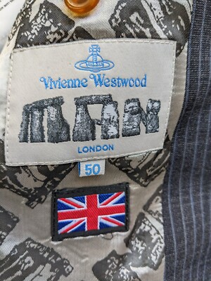 VIVIENNE WESTWOOD SUIT - 38 Jacket / 34 Waist - Pinstripe