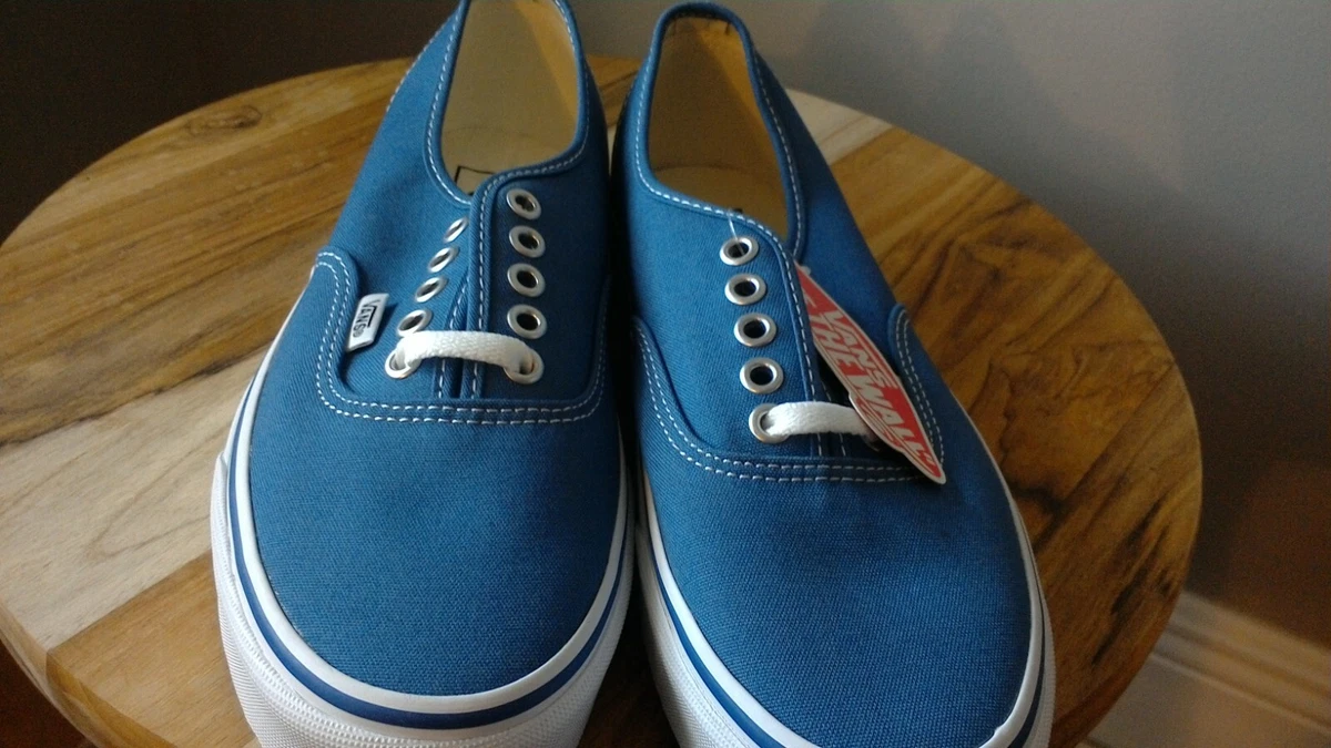 Vans Authentic Navy Thanks A Billion Rare Size 7.0 mens 8.5 womens