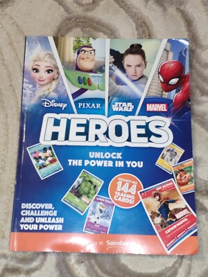 Disney Heroes Sammelalbum komplett komplett. Pixar Marvel Star Wars Selten