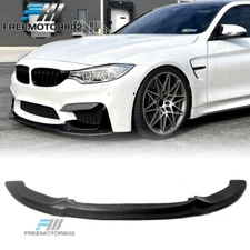 Fits 15-20 BMW F80 M3/F82 M4 MDP Style Front Bumper Lip Spoiler Splitter Kit PU