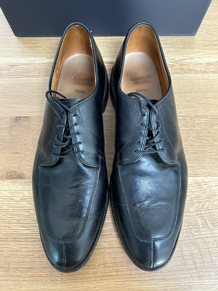 Allen Edmonds Delray Blucher Dress Shoe M Size 10.5 Black  display picture 1