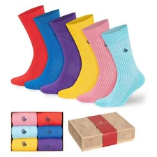Men’s Bamboo Dress & Trouser Socks – Odor-Free (6 Pairs) 420