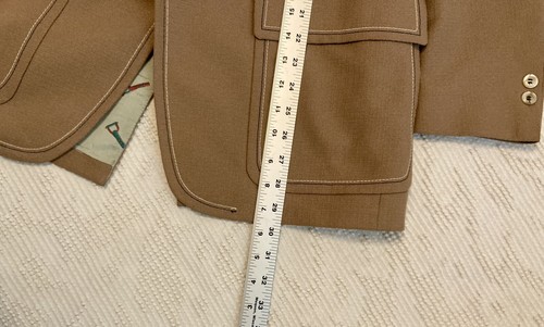 Vintage 70’s Disco Mens Leisure Suit Jacket and Pants in Beige by Don Williams - Picture 18 of 23