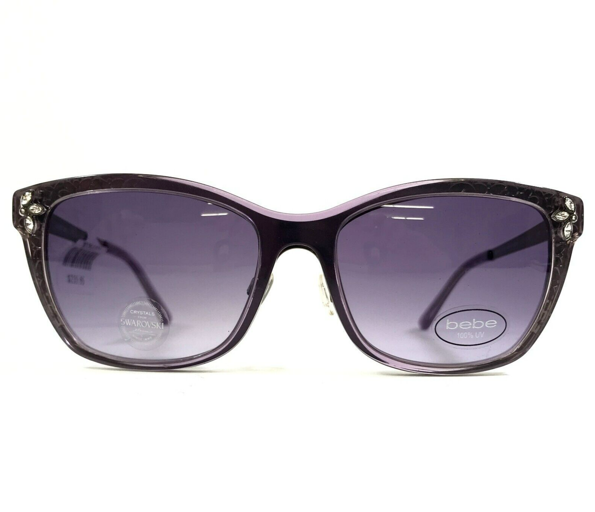 Bebe Sunglasses BB7214 500 PLUM GRADIENT Purple Silver  display picture 1
