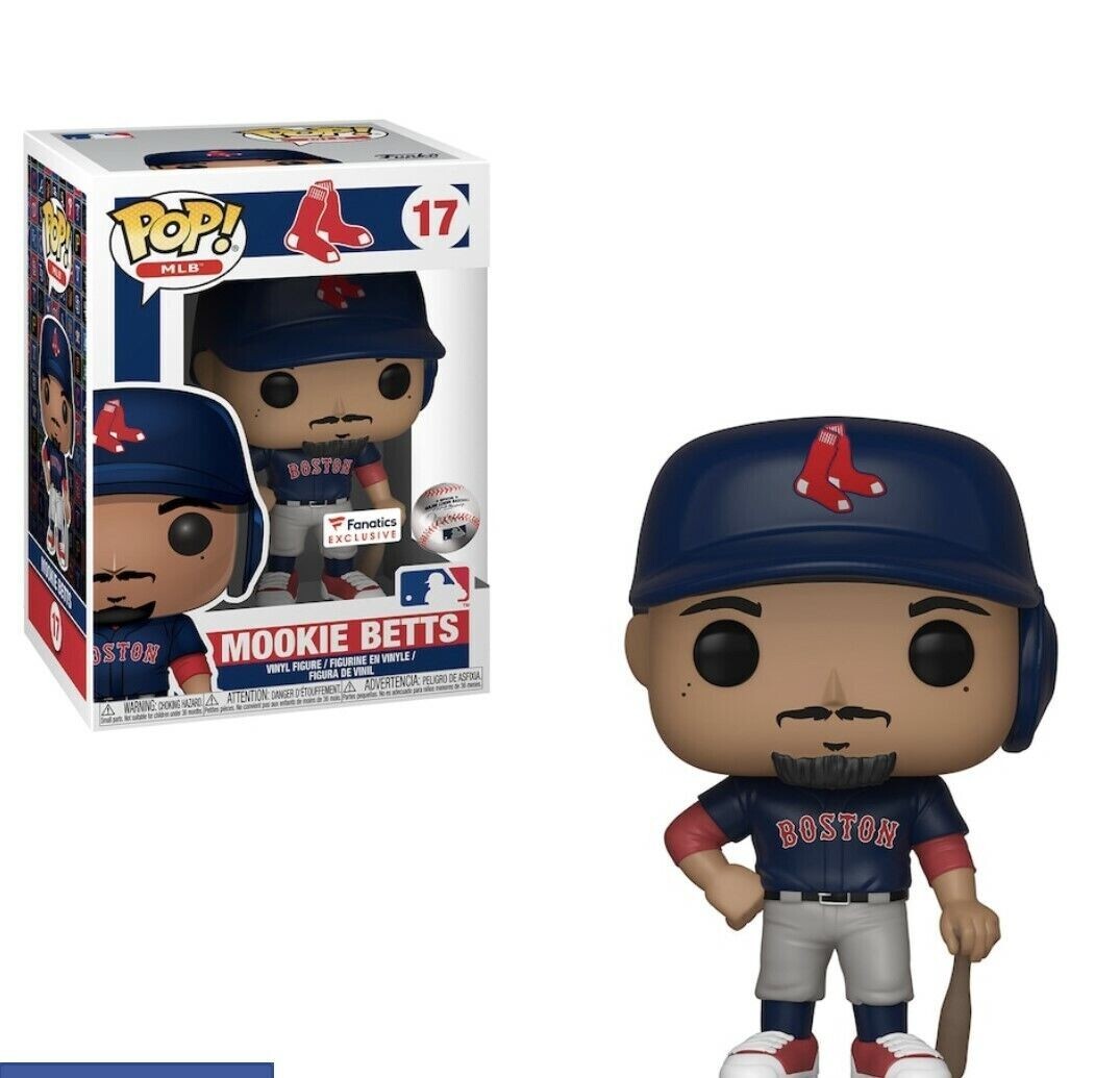 Funko Pop! Mlb Boston Red Sox Mookie Betts Fanatics Exclusive #17 Nib