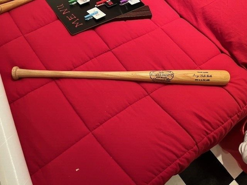 Mini Batte De Baseball Vintage George Foster - Louisville Slugger 125 Hillerich & Bradsby