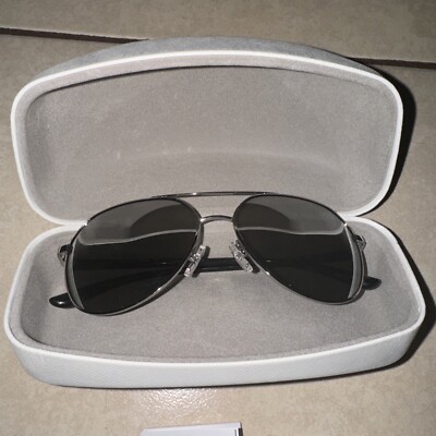 New Michael Kors Silver Mirror 12086G Aviator Sunglasses W  display picture 2