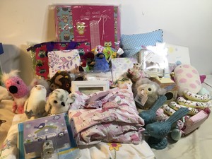 Pottery Barn Kids Owls Birds Crib Floral Fitted Crib Sheets Skirt