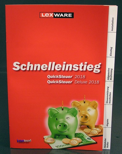 Lexware QuickSteuer 2018 version complète boîte, CD, manuel (PDF) année fiscale 2017 NEUF - Photo 6/10