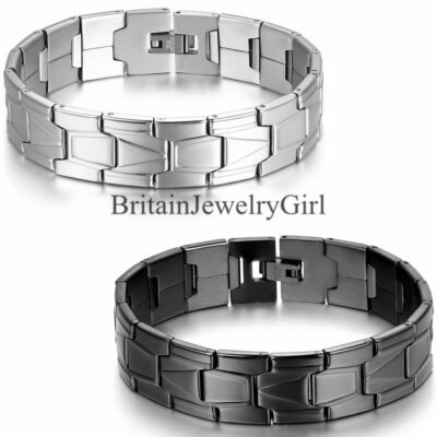 Men's Chain Bracelet Men's Stainless Steel Bracelet - 16mm Wide - Foto 6
