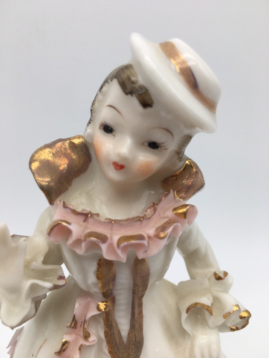 Vintage Shafford Fine Bone China Lady Figurine Numbered 2052 Japan