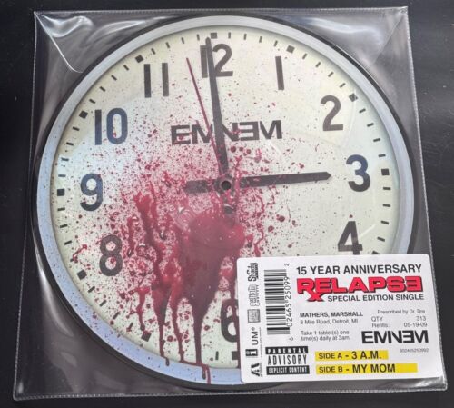 Eminem Slim Shady "3am My Mom" Relapse Vinyl album LIMITED EDITION Picture Disc - Picture 9 of 9
