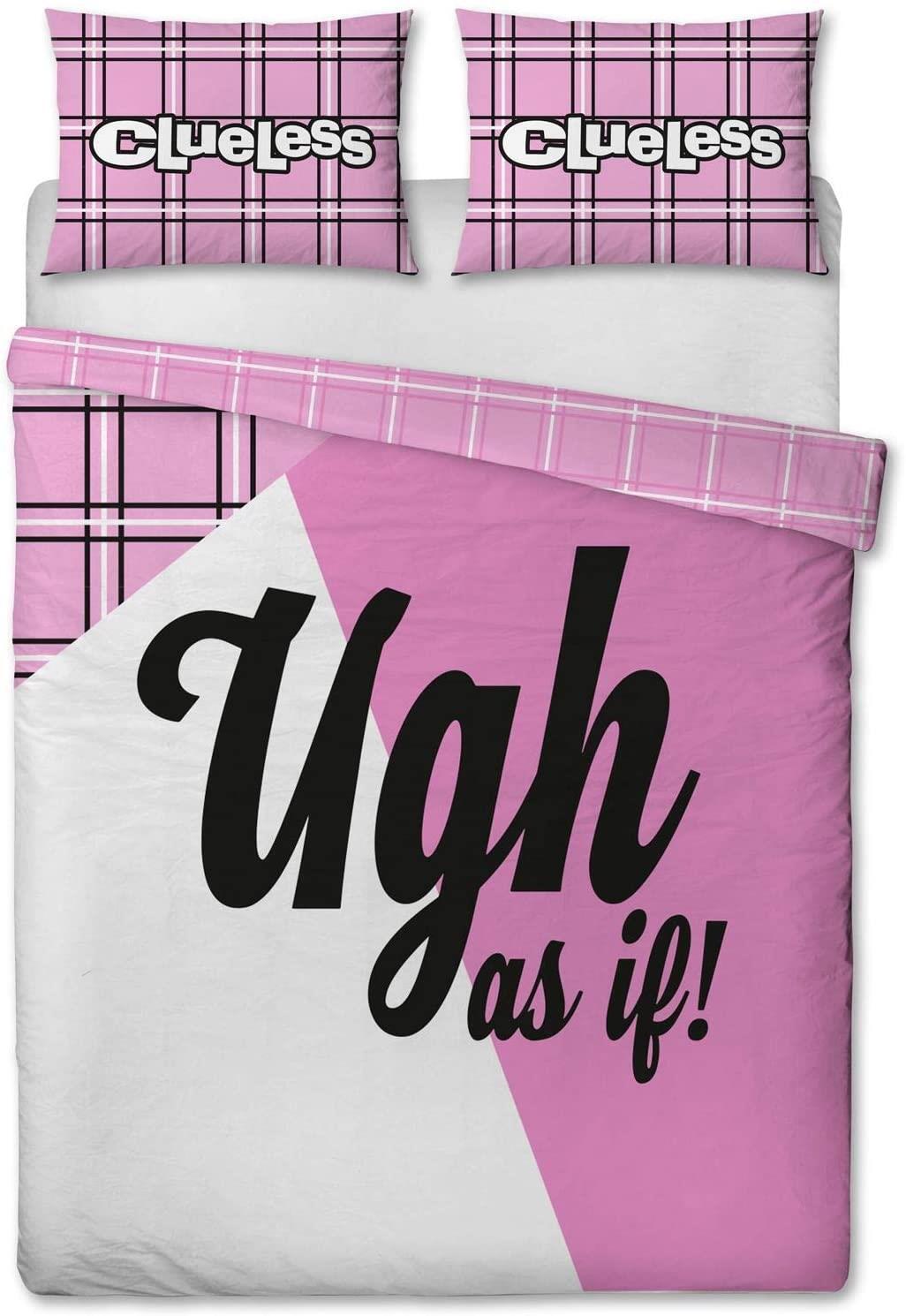 Clueless Icon Double Duvet Cover Reversible Bedding Set