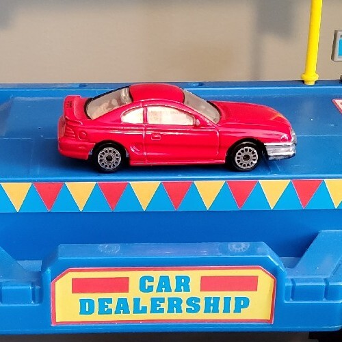 Realtoy Ford Mustang Turbo ~ 1:60 - 1:64 Diecast Car Red - Picture 2 of 3