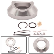 Turbo Bov Flange Adapterfilterclamp For Hks Ssqv Adaptor Blow Off Valv Silver