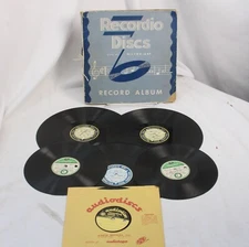 Wilcox Gay Recordio Discs 7" 10" Recorded Records + Audiodisc Private Label