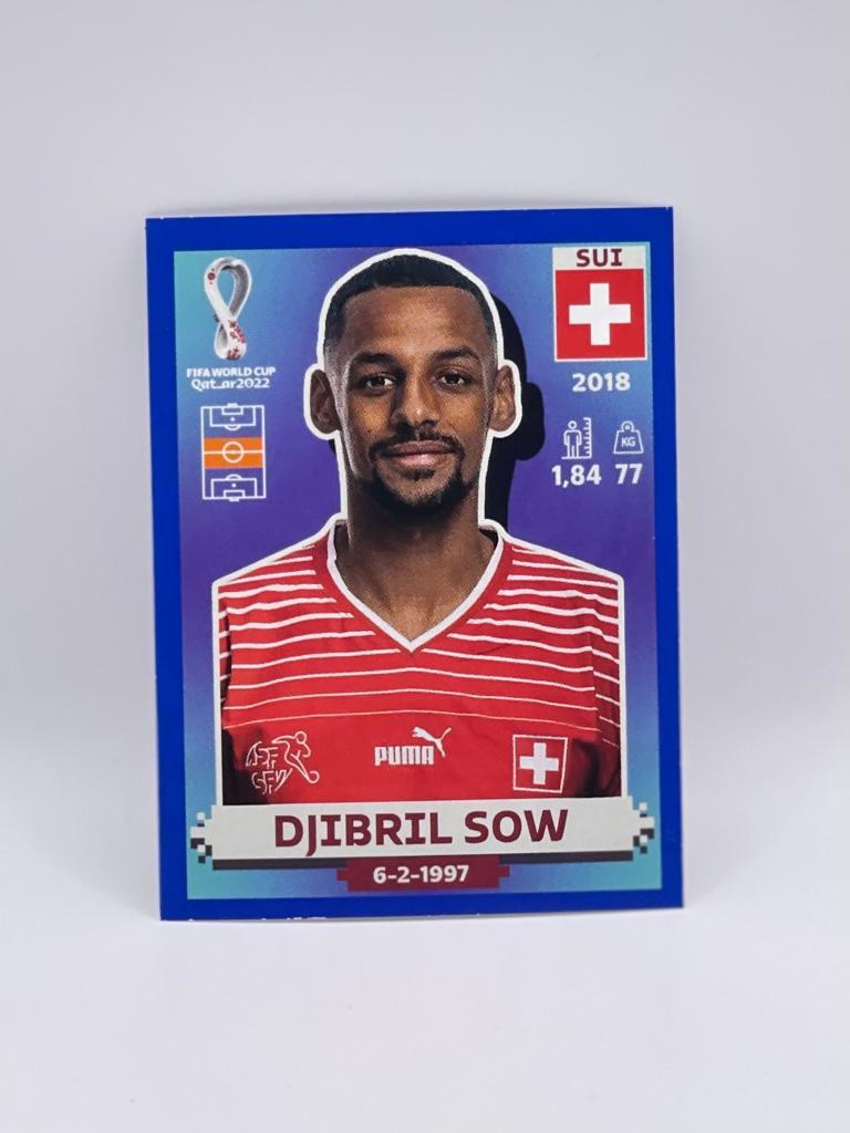 2022 Fifa World Cup Qatar Blue Parallel Panini Stickers Groups G & H