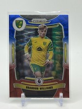 2021-22 Prizm Premier League Red White & Blue Brandon Williams #171 Norwich City