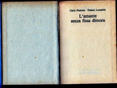 DER LIEBHABER OHNE FESTEN WOHNSITZ - CARLO FRUTTTERO UND FRANCO LUCENTINI