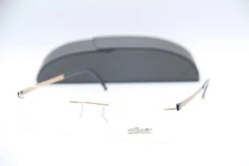 NEW SILHOUETTE SPX 5450 20 6051 GOLD BLACK AUTHENTIC FRAMES EYEGLASSES 55-21