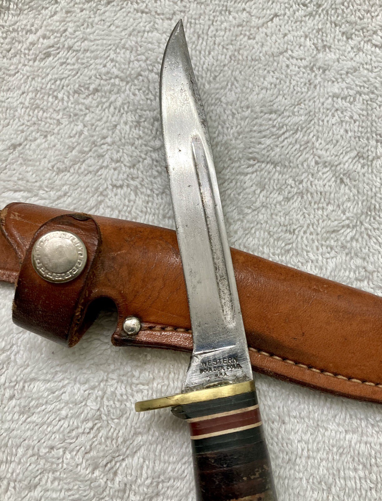 Western Cutlery Model L48A Fixed Blade Knife eBay