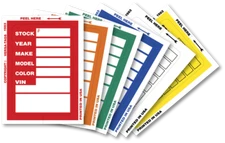 Versa-tags 400 Key Tags  100 pack .  Versatag Kleer bak   MADE IN USA 