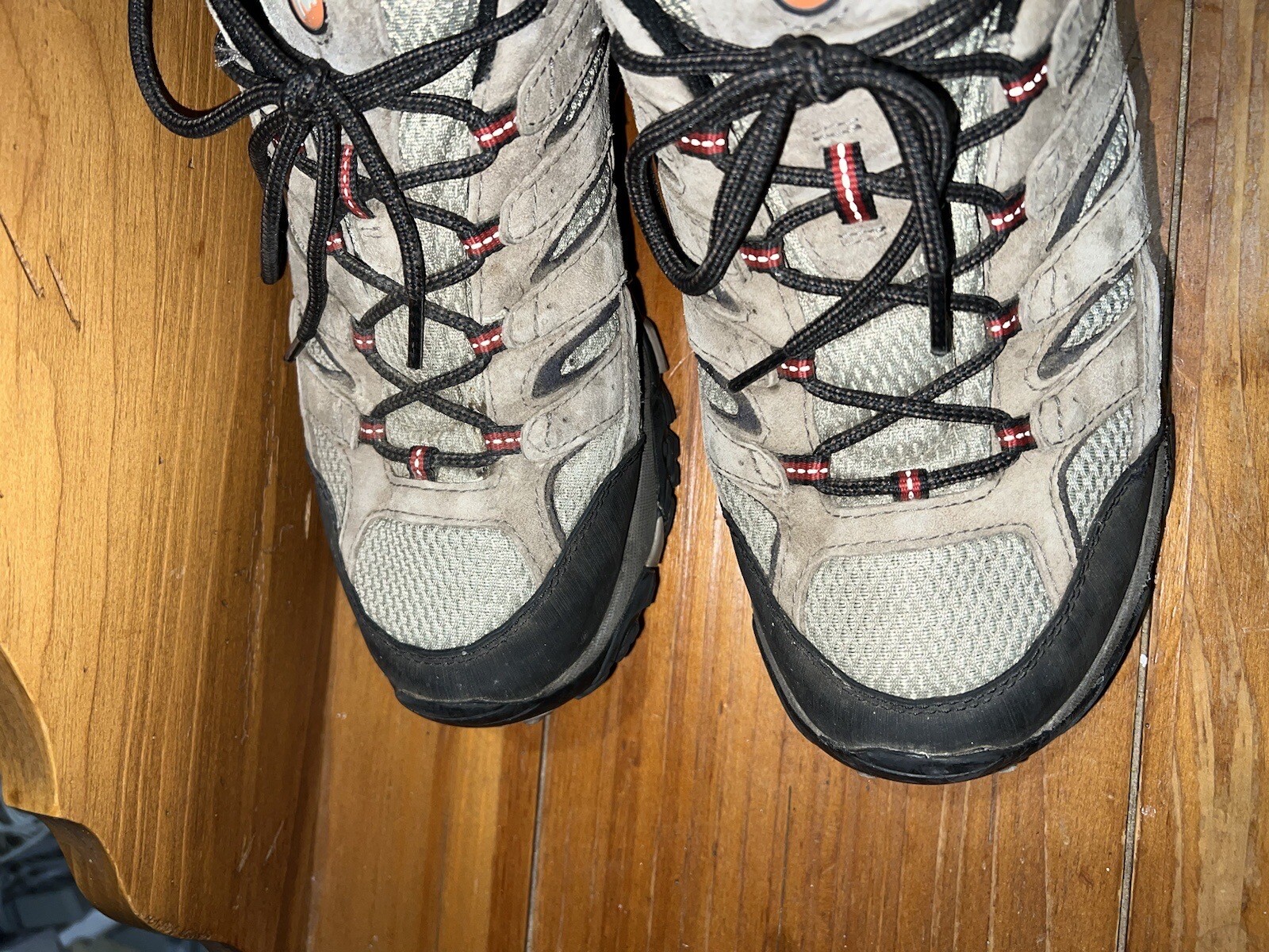 Merrell Moab 2 J08871W Vibram Waterproof Size 10 W Grey/Tan Used Hiking