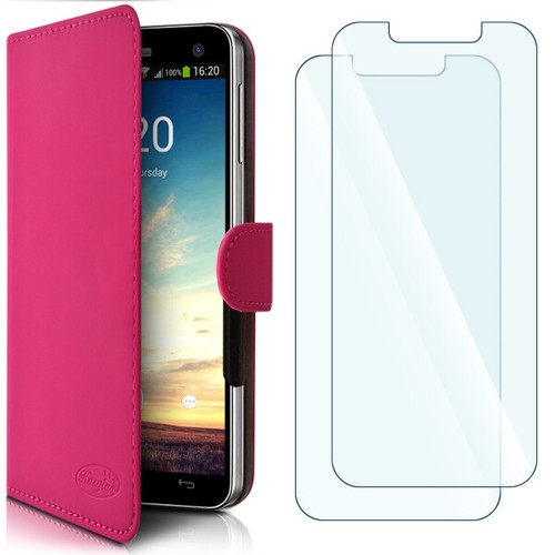 Pack Protection Archos Oxygen 101S : Étui Rose + Verre Flexible + Stylet - KARYLAX