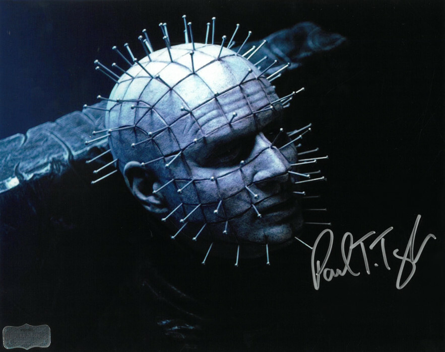 Paul T. Taylor signed Hellraiser: Judgement Pinhead 8x10 Photo
