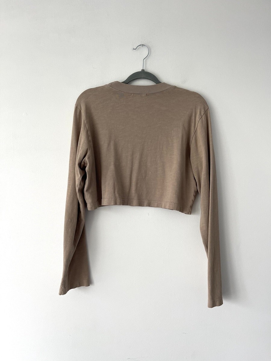 ♡cotton.coto♡ Cotton Citizen THE TOKYO COTTON CROP LONG SLEEVE TEE IN