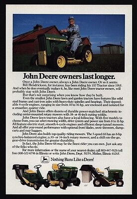 John Deere Simplicity Longer Life Tractor for Farming Metal Sign