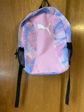 Puma Mochila Escuela Bolsa de Libros Fútbol Bolsa de Deportes Rosa Azul Algodón Colores Caramelo
