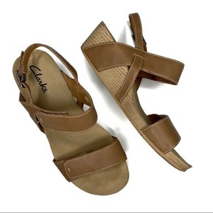 clarks alto disco wedge sandal