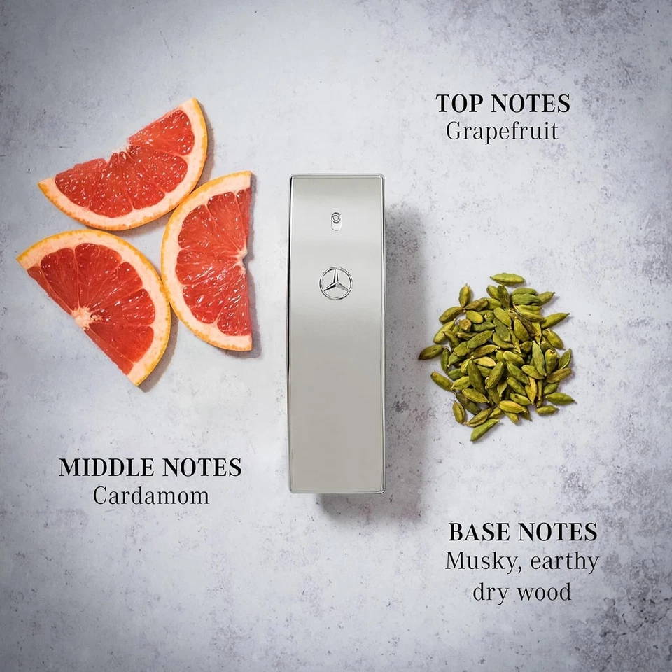 Mercedes-Benz Club Cologne for Men - 3.4 Fl Oz Long Lasting EDT Luxury Perfume - Image 4 of 4