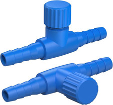 Aquarium Air Control Valves for 3/16" ID Airline Tubing Single Way Plastic Air F